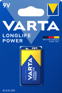 BATTERIJ 9V VARTA